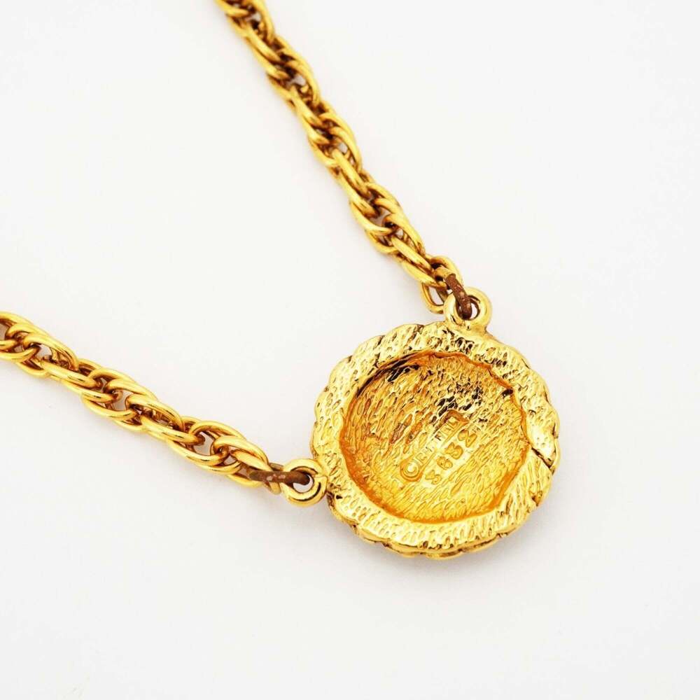 CHANEL Authentic Gold Logo Necklace - Picture 2 of 6